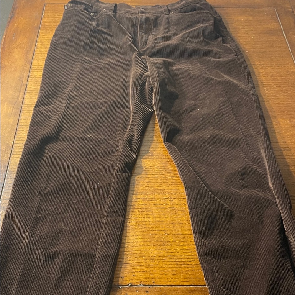 Lauren Jeans Co Brown Corduroy Pants